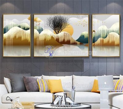 File gốc in ấn File tranh hiện đại pha lê gương FT103226 chất lượng vượt trội