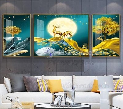 File gốc File tranh hiện đại pha lê gương FT103240 (cho in ấn) từ Filetranh.com