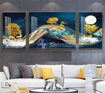 Tệp tin gốc File tranh hiện đại pha lê gương FT103241 (dùng cho in) File tranh hiện đại pha lê gương FT103241