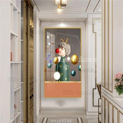 Mua file gốc File tranh hiện đại pha lê gương FT103246 (in ấn) tại Filetranh.com