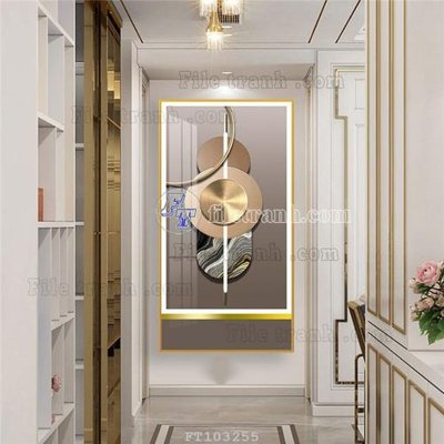 File gốc File tranh hiện đại pha lê gương FT103255 (cho in 3D) độc đáo