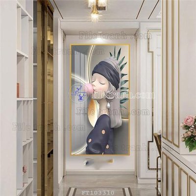 File tranh File tranh hiện đại pha lê gương FT103310 (ảnh gốc) không bị mờ