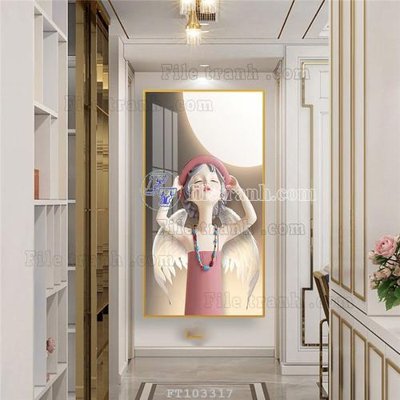 Download file gốc File tranh hiện đại pha lê gương FT103317 (in lụa) cao cấp