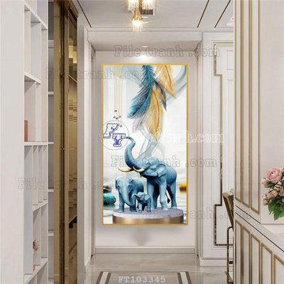 File gốc File tranh hiện đại pha lê gương FT103345 (in ấn) màu sắc trung thực