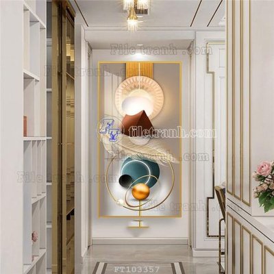Tải file PSD File tranh hiện đại pha lê gương FT103357 (nguyên layer) để in