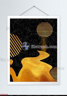 File gốc File tranh bộ hiện đại FT10339 (in lụa) tranh phong thủy