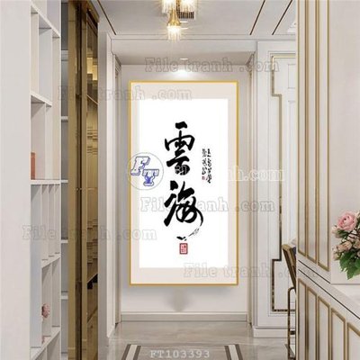 File PSD in ấn File tranh hiện đại pha lê gương FT103393 (chất lượng cao)