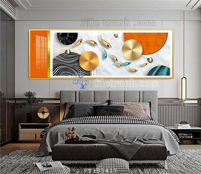 File gốc File tranh hiện đại pha lê gương FT103417 (in tráng gương) sang trọng