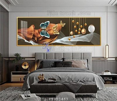 File tranh File tranh hiện đại pha lê gương FT103467 (gốc) chủ đề thiên nhiên