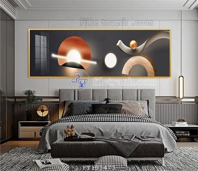 File tranh in trần File tranh hiện đại pha lê gương FT103473 (ảnh gốc siêu nét)