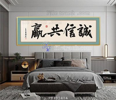 File in lụa File tranh hiện đại pha lê gương FT103484 (phong cảnh) File tranh hiện đại pha lê gương FT103484