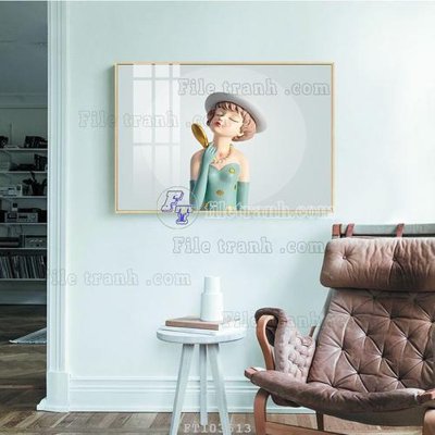 Tải file File tranh hiện đại pha lê gương FT103513 (ảnh gốc) in gạch men