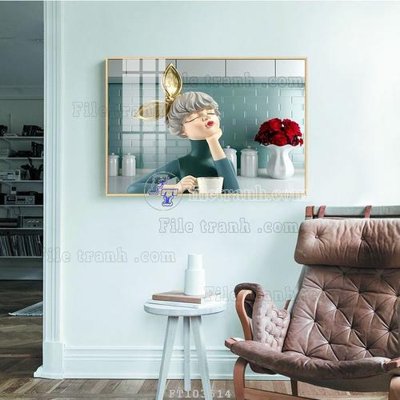 Tải file gốc File tranh hiện đại pha lê gương FT103514 (để in lụa)