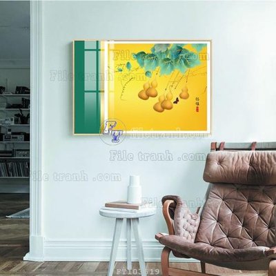 Chi tiết file ảnh File tranh hiện đại pha lê gương FT103519 sắc nét