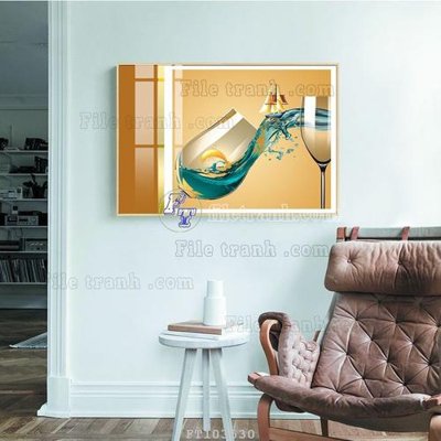 File PSD File tranh hiện đại pha lê gương FT103530 (nguyên gốc) chất lượng cao