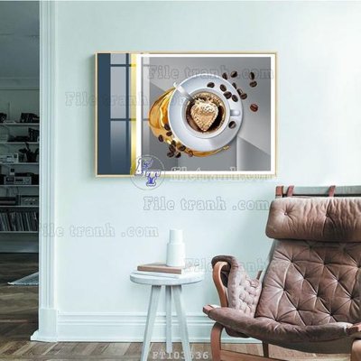 File PSD File tranh hiện đại pha lê gương FT103536 (bản gốc) dễ dàng edit