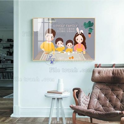 Tải file File tranh hiện đại pha lê gương FT103543 (PSD) cho in ấn quảng cáo