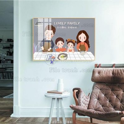 Download file File tranh hiện đại pha lê gương FT103544 (gốc) in mica cao cấp