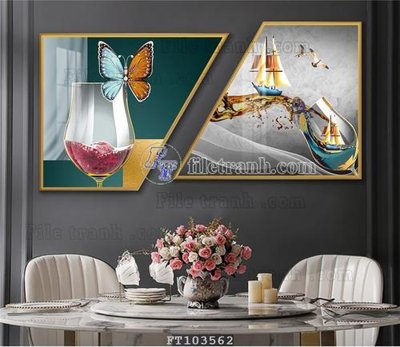 File ảnh File tranh hiện đại pha lê gương FT103562 (gốc) dùng in Pano