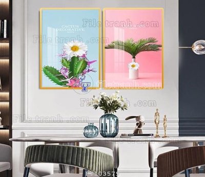 File gốc in ấn File tranh hiện đại pha lê gương FT103579 chuẩn màu CMYK