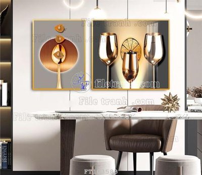 File gốc File tranh hiện đại pha lê gương FT103583 (trang trí) cho phòng khách