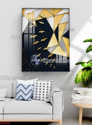 File gốc File tranh bộ hiện đại FT10360 (chuẩn màu) cho in offset