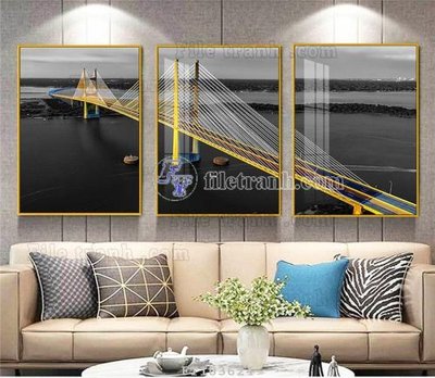 File PSD File tranh hiện đại pha lê gương FT103624 (bản gốc) cho nhà in