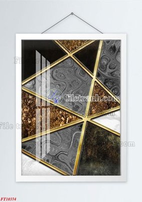 File gốc File tranh bộ hiện đại FT10374 (in lụa) chi tiết cao