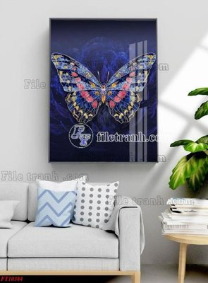 Download file gốc File tranh bộ hiện đại FT10384 (in mica) 3D