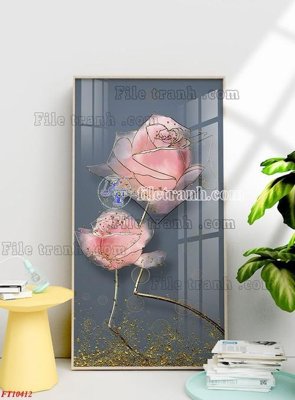 File gốc File tranh bộ hiện đại FT10412 (phong cách) cổ điển