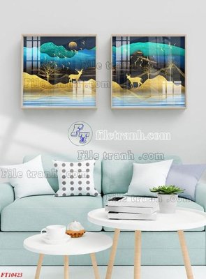 Download file tranh File tranh bộ hiện đại FT10423 (file gốc PSD)