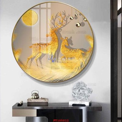 File gốc File tranh hiện đại pha lê gương FT105012 (in lụa) chi tiết cao