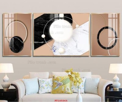 File gốc File tranh hiện đại pha lê gương FT105065 (in lụa) trang trí tường