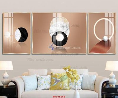 Ảnh gốc File tranh hiện đại pha lê gương FT105068 (độ nét cao) in tráng gương
