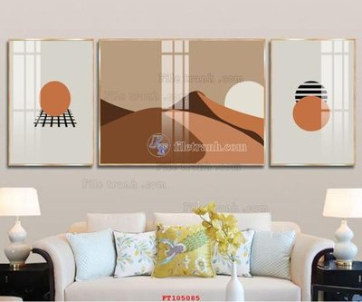 File gốc in ấn File tranh hiện đại pha lê gương FT105085 chuẩn màu CMYK