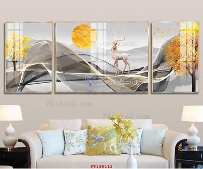 File ảnh File tranh hiện đại pha lê gương FT105112 (gốc) in decal dán tường