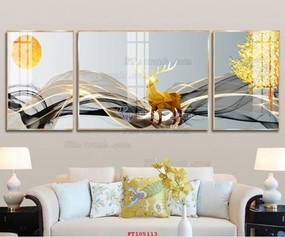 File in mica File tranh hiện đại pha lê gương FT105113 (bản gốc) siêu trong