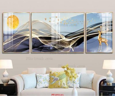 Tải file File tranh hiện đại pha lê gương FT105121 (gốc) làm tranh treo tường
