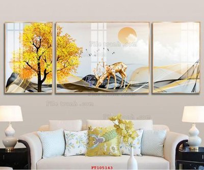 File ảnh File tranh hiện đại pha lê gương FT105143 (gốc) in PP, decal