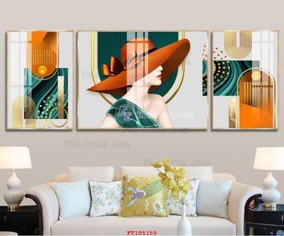 File tranh File tranh hiện đại pha lê gương FT105155 (gốc) chủ đề động vật