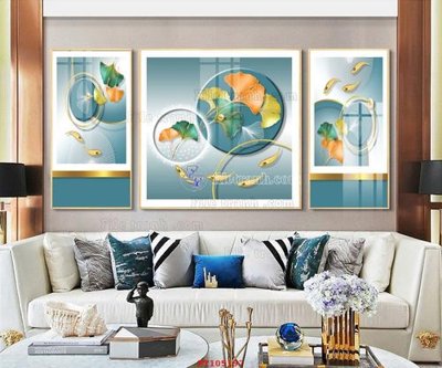 Tải về hình ảnh gốc File tranh hiện đại pha lê gương FT105197 sắc nét