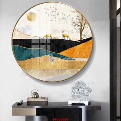 File gốc File tranh hiện đại pha lê gương FT105235 (bản quyền) cho in ấn