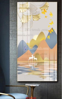 Download file gốc File tranh hiện đại pha lê gương FT105248 (in lụa) nghệ thuật