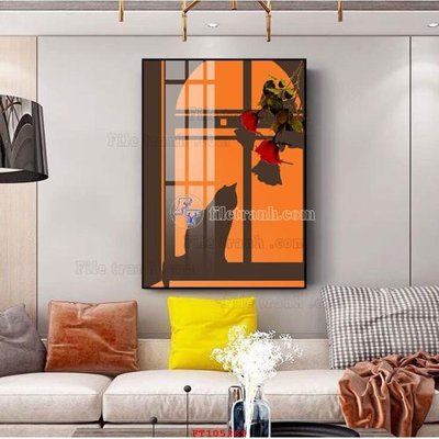 Tệp tin gốc File tranh hiện đại pha lê gương FT105269 (dùng cho in ấn) chuyên nghiệp