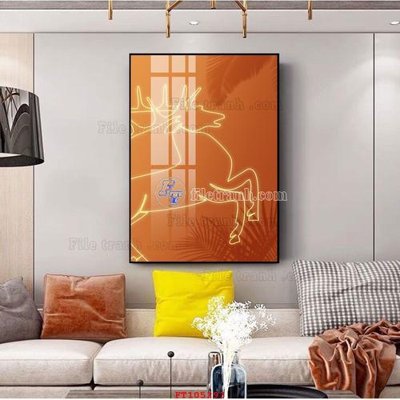 File gốc File tranh hiện đại pha lê gương FT105293 (in lụa) cao cấp