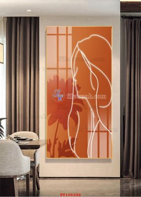 File tranh gốc File tranh hiện đại pha lê gương FT105298 (bản quyền) độc đáo