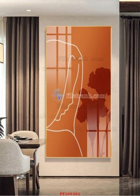 Tải file PSD File tranh hiện đại pha lê gương FT105301 (nguyên layer) để in