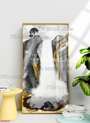 File in ấn File tranh bộ hiện đại FT289533 (bản gốc) sắc nét