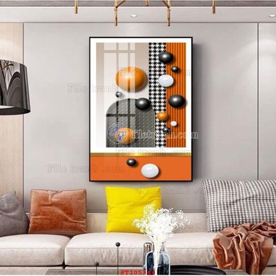 File in ấn File tranh hiện đại pha lê gương FT105344 (bản gốc) sắc nét