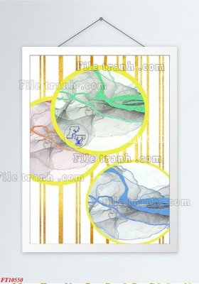File in trần File tranh bộ hiện đại FT442550 (bản gốc) bầu trời